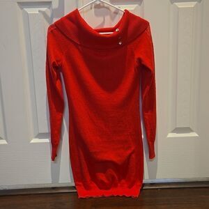 Candies is sweater dress like new dark pink